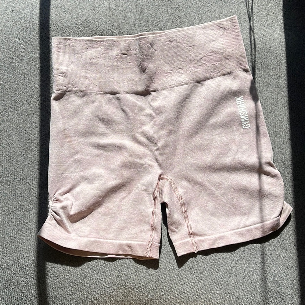 Pink Camo Gymshark Shorts
